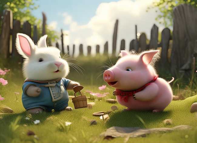 小白兔和小猪的故事 小白兔和小猪的故事视频 小白兔和小猪的故事 小白兔和小猪的故事视频