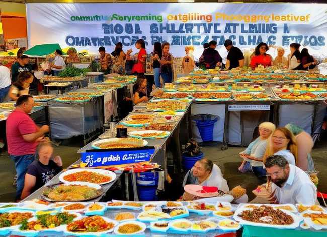 社区故事荟摄影展美食节英语角；社区美食节活动策划