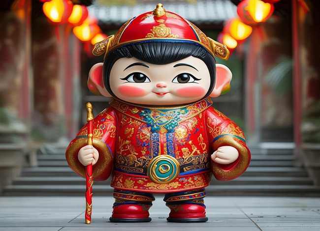 儿童门神画作品（儿童门神画作品图片）