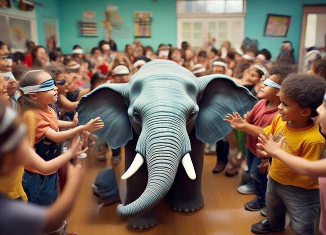 儿童故事大全6-12岁盲人摸象 - 幼儿故事盲人摸象的故事