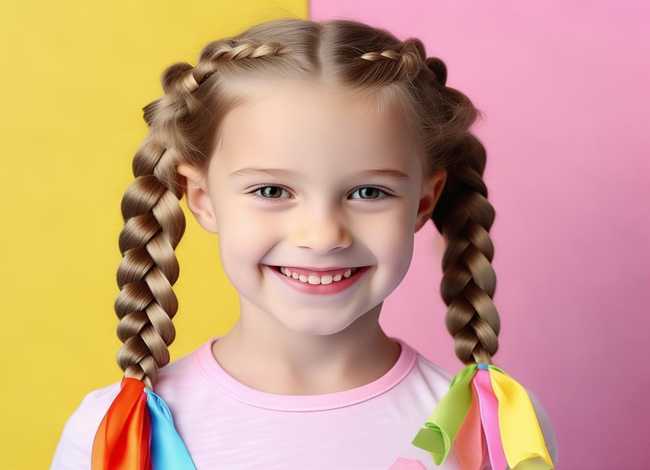 儿童麻花辫怎么编；儿童麻花辫怎么编两个