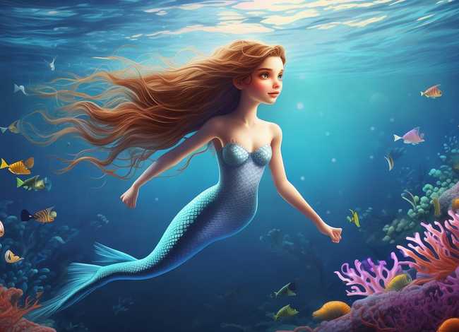 美人鱼的故事睡前故事儿童故事，少儿睡前故事美人鱼的故事