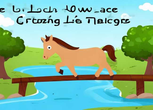 儿童故事带字图片小马过河（幼儿故事《小马过河》图片大全）