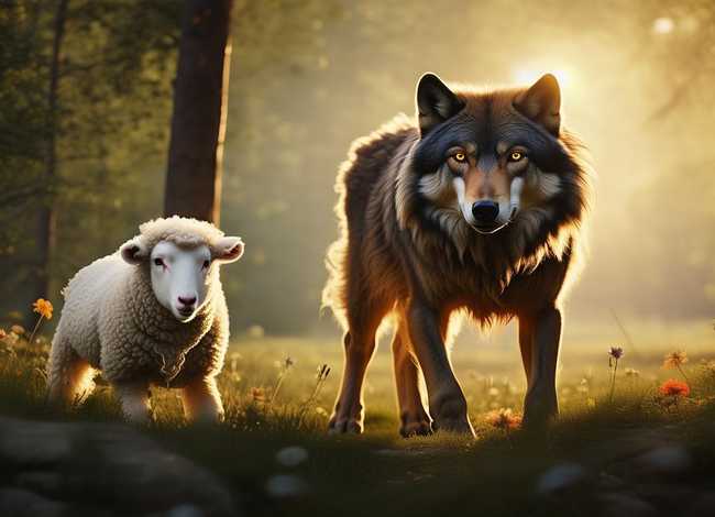 狼和羊故事完整版（狼和羊故事完整版图片）