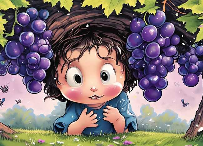一串紫葡萄儿童故事；一串紫葡萄的故事绘本