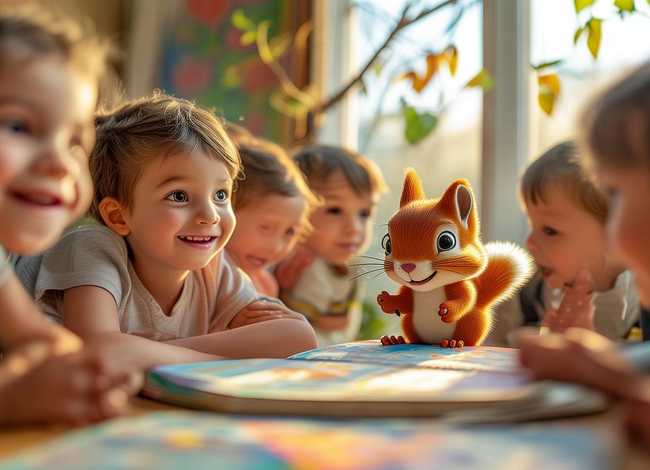 4-6岁小松鼠儿童故事、幼儿园小松鼠的故事