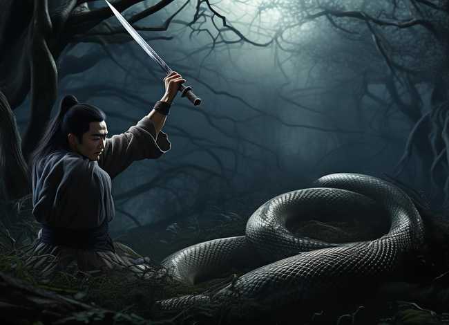 刘邦斩蛇的故事、刘邦斩蛇的故事出自哪里