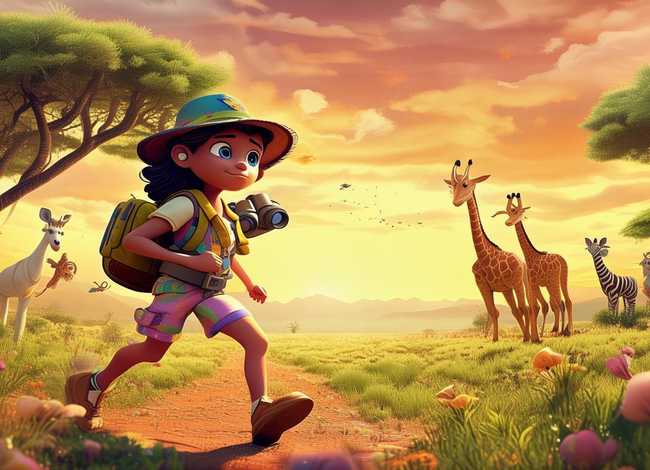 罗拉找王子绘本故事、罗拉要去非洲绘本故事