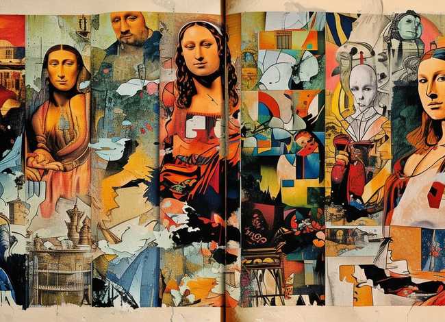 艺术的故事画、艺术的故事插画