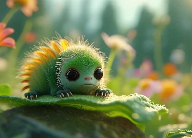 伤心的毛毛虫儿童故事 伤心的毛毛虫绘本故事