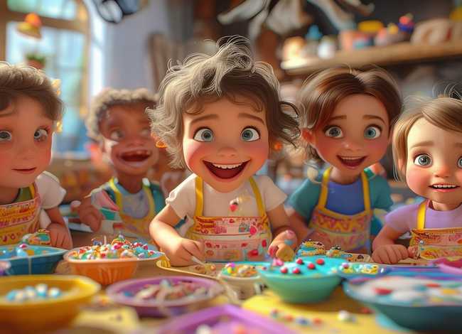 儿童蛋糕故事100例；做蛋糕的幼儿故事