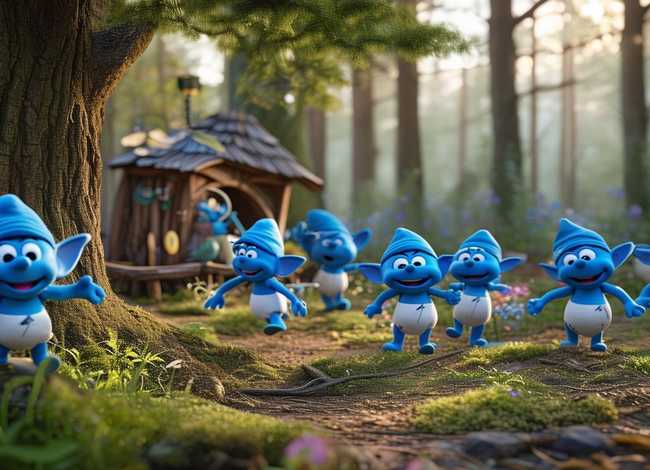 蓝精灵的故事儿童版 蓝精灵的故事汉语版