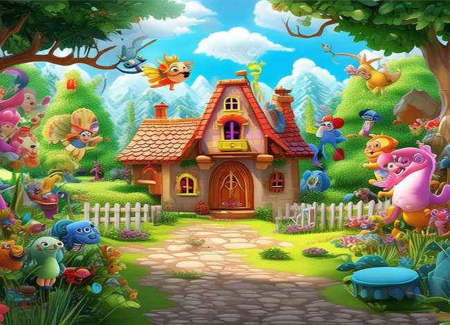 童话故事儿童画图片，童话故事儿童画图片大全