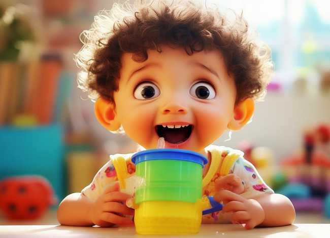 儿童喝水简笔画、儿童喝水简笔画图片