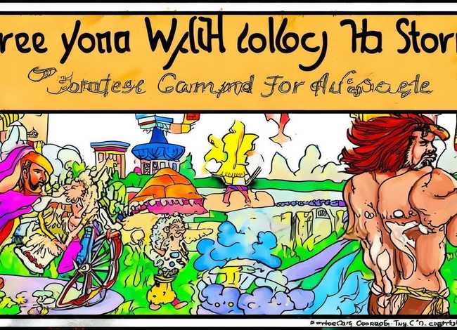 希腊神话故事儿童画四年级 希腊神话故事四年级版手抄报