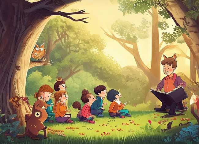 森林动物的故事儿童，关于森林动物的故事