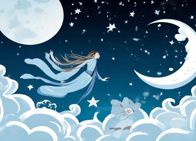 嫦娥奔月的故事儿童画 嫦娥奔月的故事 简笔画