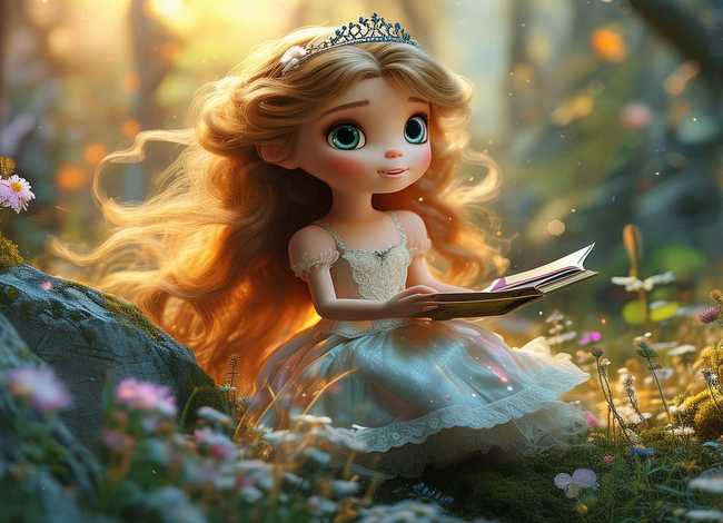 儿童故事小公主图片、小公主幼儿故事