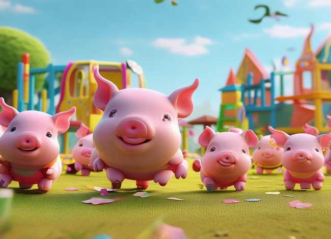 儿童故事小猪的故事，小猪的故事幼儿园