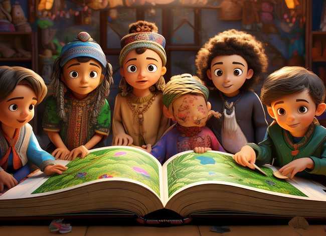 儿童故事大全维语、维语故事书