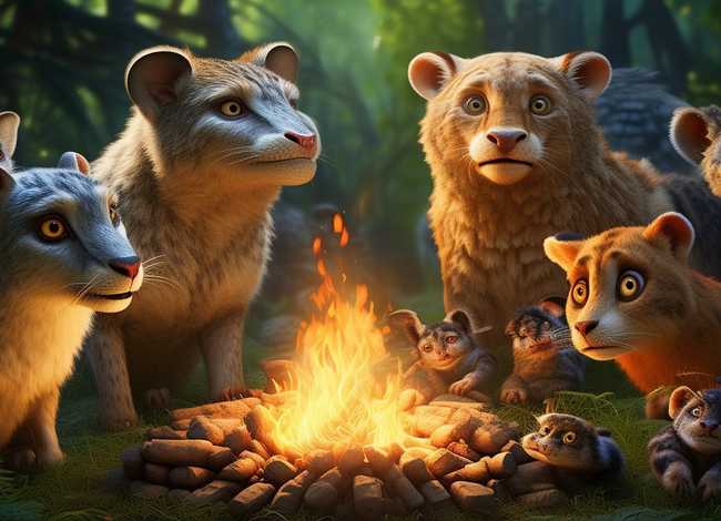 动物的故事-彩图版，动物的故事图片