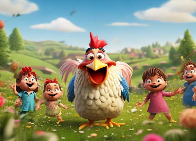 公鸡儿童动画儿歌（公鸡儿童动画儿歌图片）