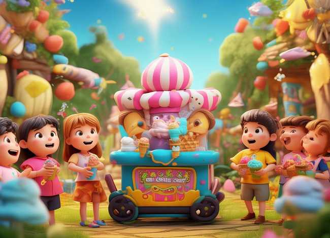 关于冰淇淋的儿童故事ppt；关于冰淇淋的幼儿故事