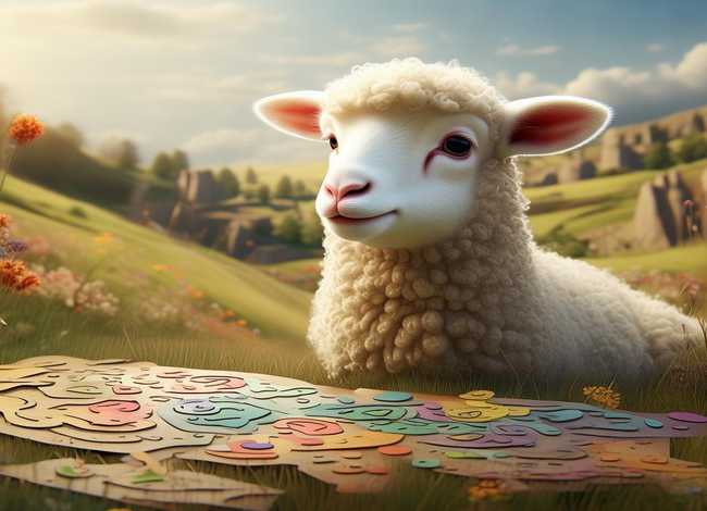 儿童故事小羊的智慧，小羊的智慧故事内容