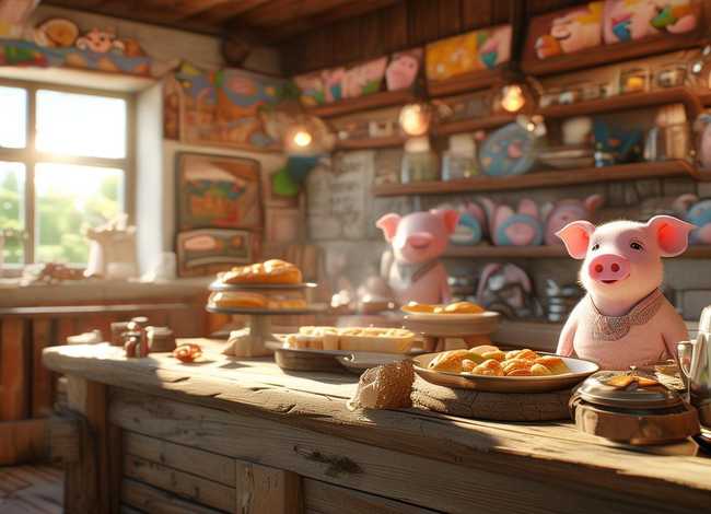 小猪的早餐店故事；小猪的早餐店故事简介