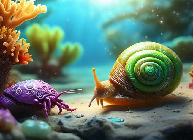 儿童故事蜗牛与寄居蟹有声、蜗牛与寄居蟹故事视频