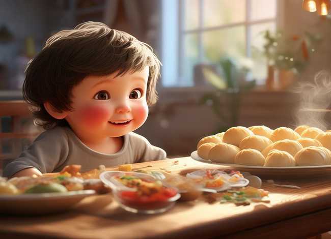 小孩早餐；小孩早餐吃包子有营养吗