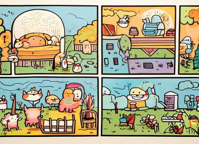 简单的寓言故事儿童画、寓言故事简笔画4幅图简单