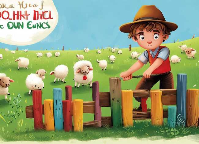 亡羊补牢成语故事儿童画小班、小班成语故事亡羊补牢教案