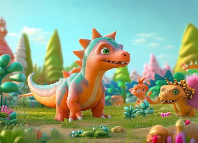 儿童故事3-6岁有声阅读恐龙，少儿故事恐龙