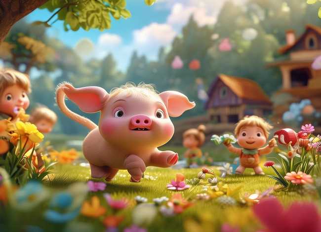 儿童小猪的故事视频，幼儿故事小猪的故事