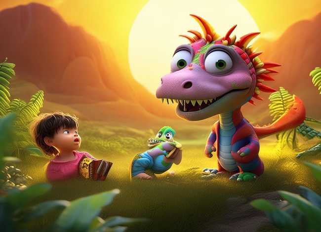 恐龙小朋友故事，小朋友的恐龙故事