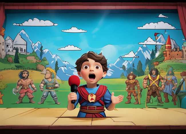 少儿讲英雄故事的视频；少儿讲英雄故事的视频播放