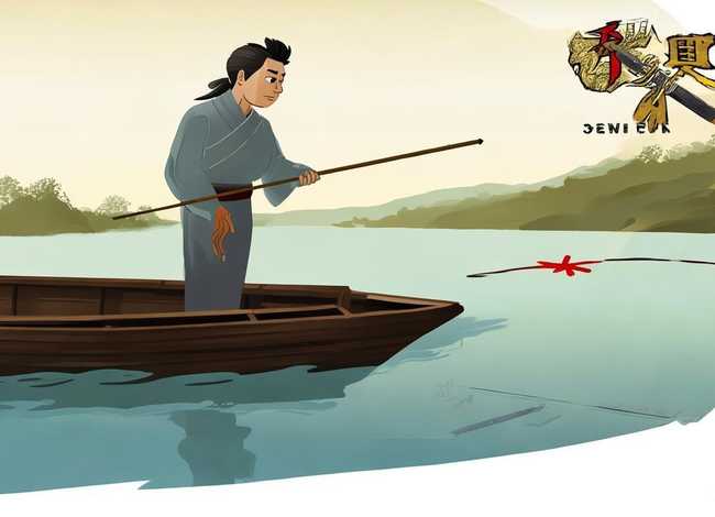 中华成语故事刻舟求剑、中国成语故事刻舟求剑