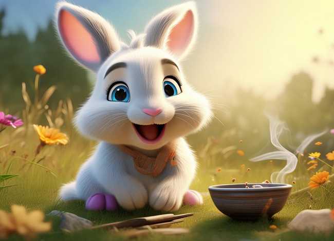 儿童故事生病的小兔子 生病的快乐小兔故事