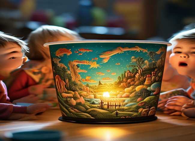 纸杯故事儿童；纸杯绘本故事