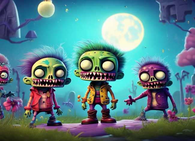 僵尸儿童动画片 - 幼儿僵尸动画片