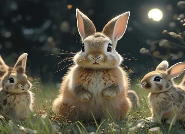 睡前故事兔妈妈认孩子、兔妈妈认孩子的故事