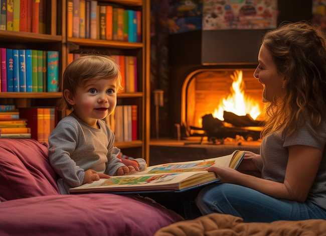 儿童听故事主题 - 小儿听故事