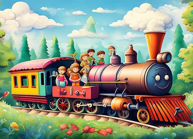 火车儿童故事绘本 关于火车的儿童绘本