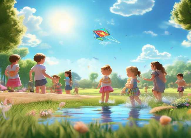 儿童夏天图画 夏天儿童画图片大全简单又好看