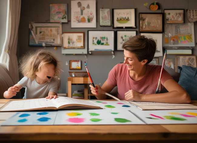 亲子画手绘故事（亲子画手绘故事大全）