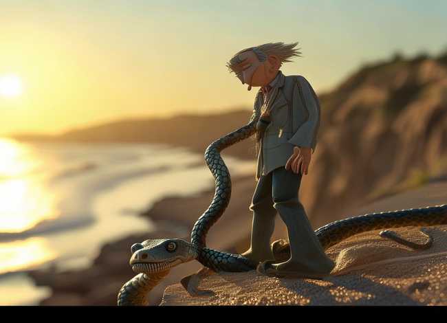 故事 画；故事画蛇添足的故事