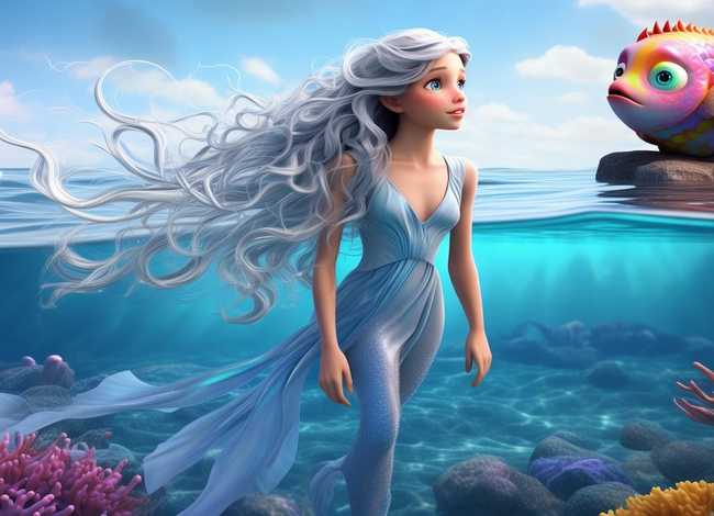 小鱼人儿童故事、小人鱼的故事视频 小鱼人儿童故事、小人鱼的故事视频