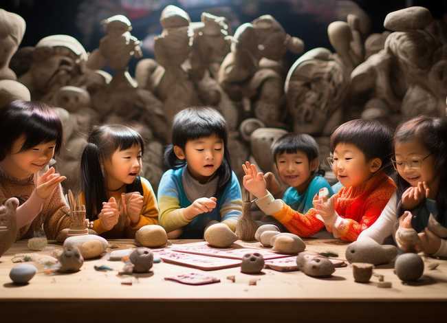 甲骨文绘画儿童故事；甲骨文儿童创意画