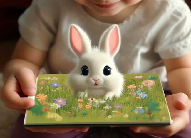 小白兔白又白儿童睡前故事 小白兔白又白绘本故事图片